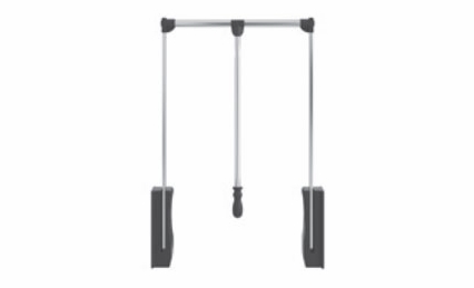 Habor White 1521: Standard Wardrobe Lift - Black: RTA Kitchen Cabinet