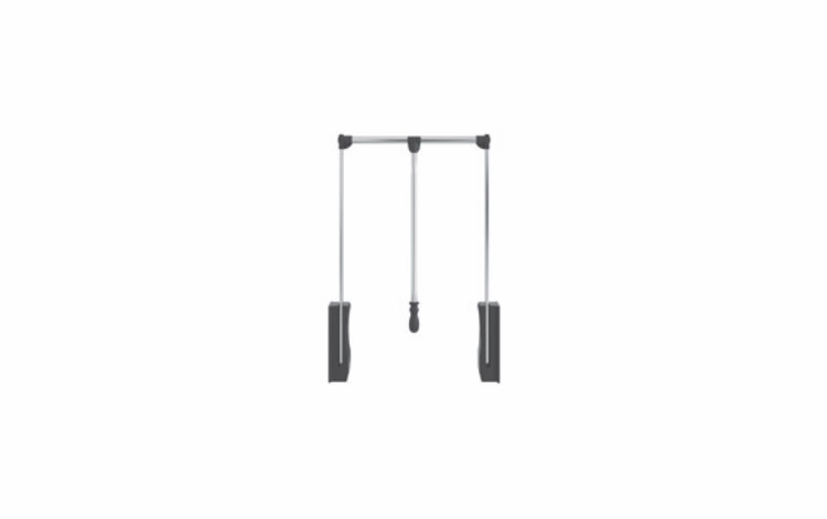 Habor White 1521: Standard Wardrobe Lift - Black: RTA Kitchen Cabinet
