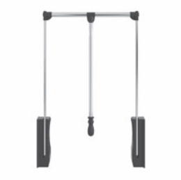 Habor White 1521: Standard Wardrobe Lift - Black: RTA Kitchen Cabinet
