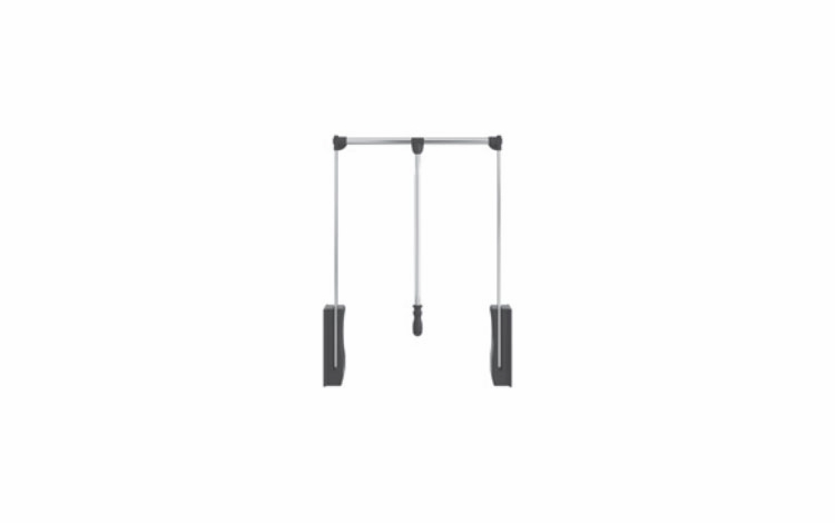 Habor White 1523SC-BLK: Soft-close Wardrobe Lift -  Black: RTA Kitchen Cabinet