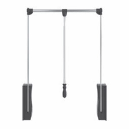 Habor White 1523SC-BLK: Soft-close Wardrobe Lift -  Black: RTA Kitchen Cabinet