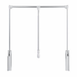 Habor White 1532: Standard Wardrobe Lift - Chrome: RTA Kitchen Cabinet