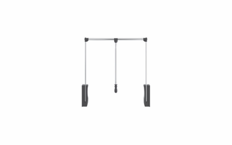 Habor White 1532SC-BLK: Soft-close Wardrobe Lift - Black: RTA Kitchen Cabinet