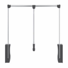 Habor White 1532SC-BLK: Soft-close Wardrobe Lift - Black: RTA Kitchen Cabinet