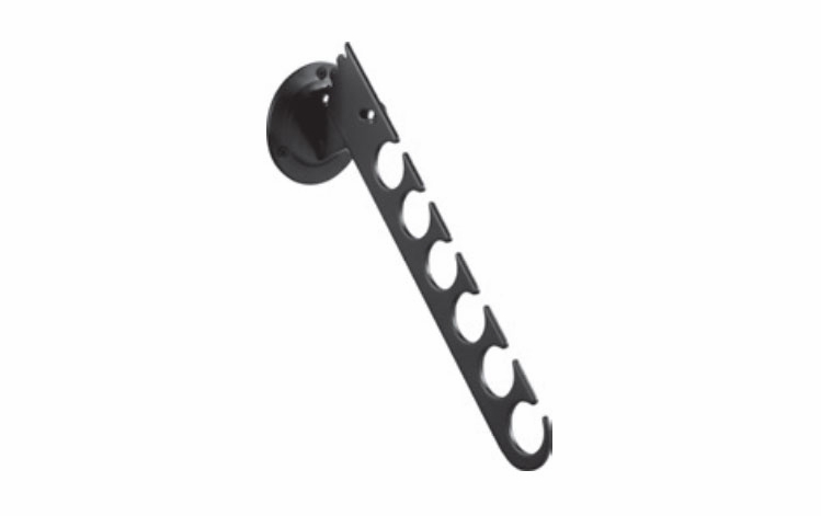 Habor White 276LV-MB: Hanging Laundry Valet - Matte Black: RTA Kitchen Cabinet