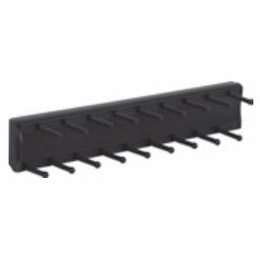 Habor White 355T-SN: 14" Sliding Tie Rack - Satin Nickel: RTA Kitchen Cabinet