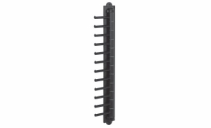 Habor White 357T-MB: Vertical Tie Organizer - Matte Black: RTA Kitchen Cabinet