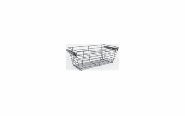 Habor White POB1-162911CH: Pullout Basket - Chrome: RTA Kitchen Cabinet
