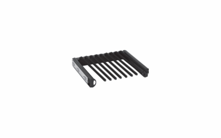 Habor White PPR-1814-SN: 18" Pant Rack - Satin Nickel: RTA Kitchen Cabinet