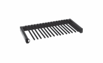 Habor White PPR-3014-SN: 30" Pant Rack - Satin Nickel: RTA Kitchen Cabinet