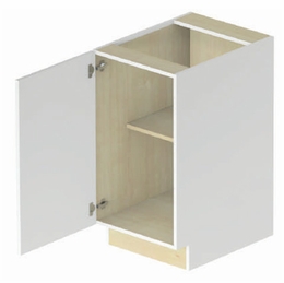Hampton FHB18: 1 Full Height Door Base Cabinet: Assembled Kitchen Cabinets
