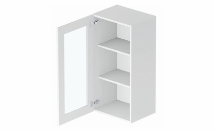 Hampton GDW1236: Glass Door Wall Cabinet: Assembled Kitchen Cabinets