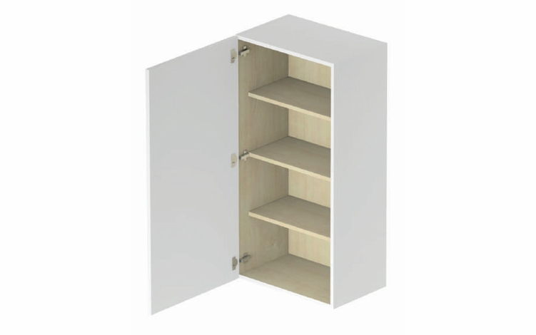 Hampton W1242: 1 Door Wall Cabinet: Assembled Kitchen Cabinets
