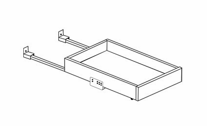 Hanover Bayside Paint POS15: Pull Out Shelf For Base And Tall Cabinet: Assembled Kitchen Cabinets