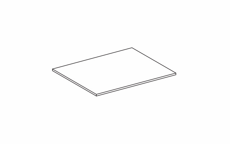 Hanover Bayside Paint U1824SHELFK: Shelf Kit: Assembled Kitchen Cabinets