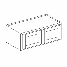 Hanover Bayside Paint W3012: Bridge Wall Cabinet: Assembled Kitchen Cabinets