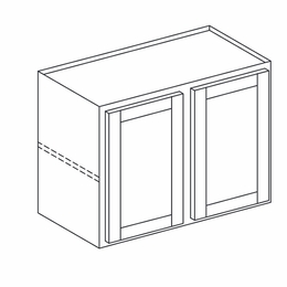 Hanover Bayside Paint W3924: Bridge Wall Cabinet: Assembled Kitchen Cabinets