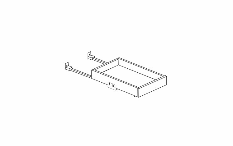 Hanover Biscayne Paint POS12: Pull Out Shelf For Base And Tall Cabinet: Assembled Kitchen Cabinets