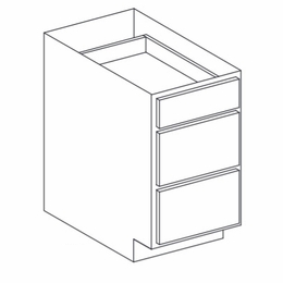 Hanover Juniper Paint DB30D3: 3 Drawer Base Cabinet: Assembled Kitchen Cabinets