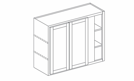 Hanover Juniper Paint WC4230: Wall Corner Cabinet: Assembled Kitchen Cabinets