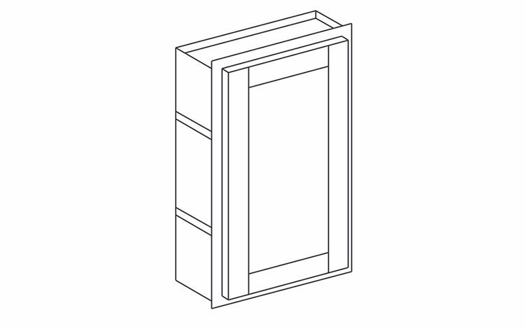 Hanover Laurel Paint WMC1524: Medicine Cabinet: Assembled Kitchen Cabinets