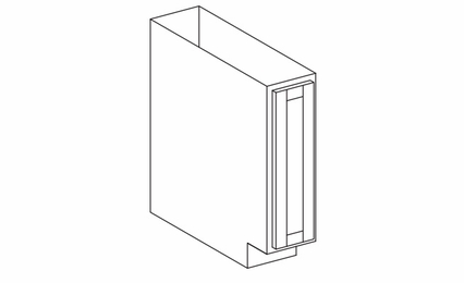Hanover Midnight Paint B09FH: Base Cabinet: Assembled Kitchen Cabinets