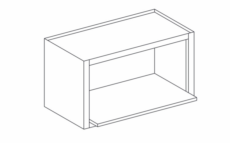 Hanover Midnight Paint MWC3018: Microwave Wall Cabinet: Assembled Kitchen Cabinets