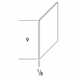Hanover Palmetto Paint TOEKICKADA: 9" Toe Kick: Assembled Kitchen Cabinets