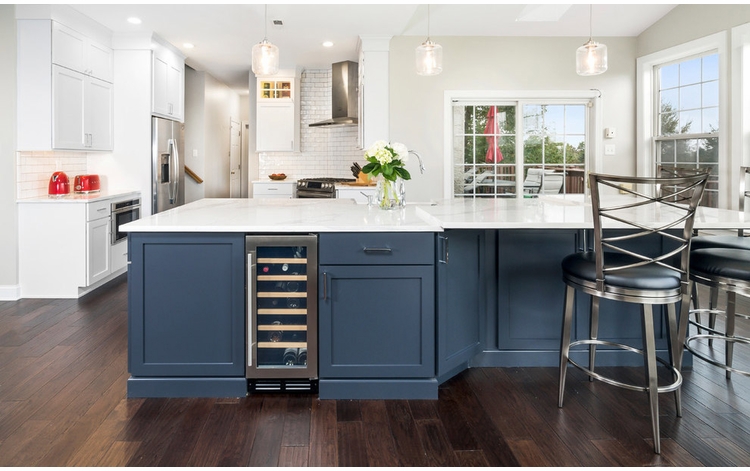 Hanover Seaport Paint Kitchen Cabinets