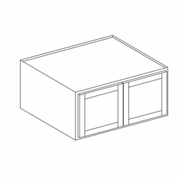 Hanover Seaport Paint RW3324: Refrigerator Wall Cabinet: Assembled Kitchen Cabinets