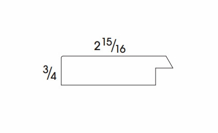 Hanover Stonybrook Paint MMIR: Mirror Molding: Assembled Kitchen Cabinets
