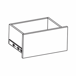 Harbor Mocha DBL1820: Large Drawer Box: RTA Kitchen Cabinet