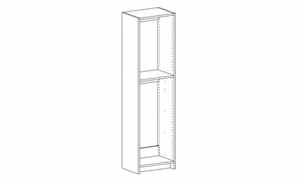 Harbor Mocha DT307220: Drawer Floor Tower Frame: RTA Kitchen Cabinet