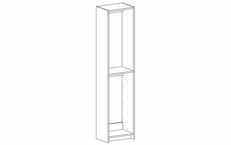 Harbor Mocha DT308414: Drawer Floor Tower Frame: RTA Kitchen Cabinet