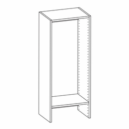 Harbor Mocha H184814: Hanging & Shelving Wall Frame: RTA Kitchen Cabinet