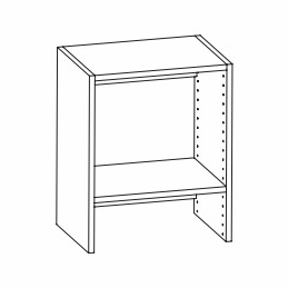 Harbor Mocha H302414: Hanging Wall Frame: RTA Kitchen Cabinet