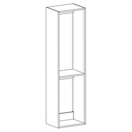 Harbor Mocha H307214: Shelving Wall Frame: RTA Kitchen Cabinet