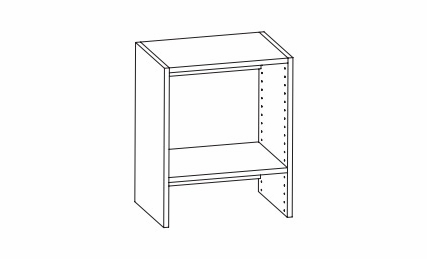 Harbor Mocha H362414: Hanging Wall Frame: RTA Kitchen Cabinet