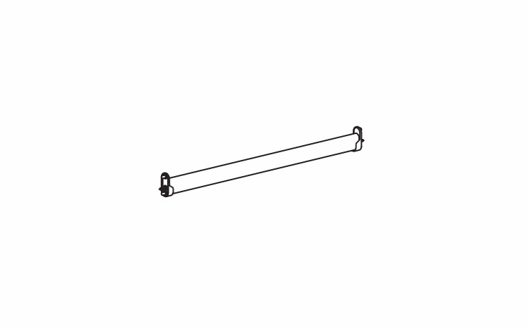 Harbor White CR30: Closet Rods: RTA Kitchen Cabinet