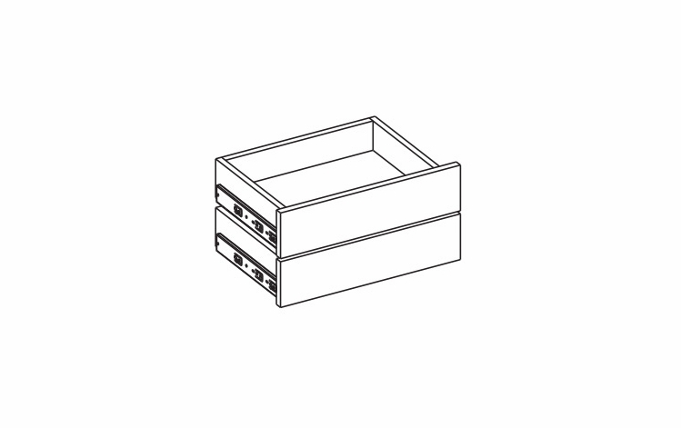 Harbor White DBS3020-2PK: Small Drawer Box - Pack Of 2: RTA Kitchen Cabinet