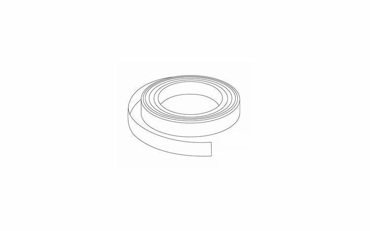 Harbor White EBR-100FT: Edgeband Roll: RTA Kitchen Cabinet