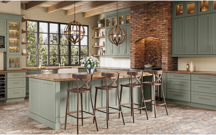 Haven Sage Kitchen Cabinets