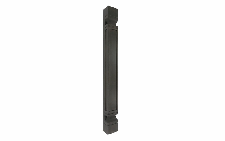 Homestead Oak Shaker POLE75-B3: Half Leg: RTA Kitchen Cabinet
