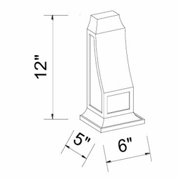 Inset White Shaker CBL: Corbel: RTA Kitchen Cabinets