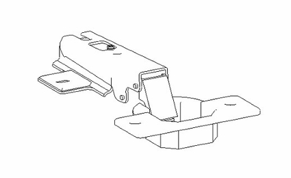 Inset White Shaker HINGE DOOR: Hinge For Inset White Shaker Doors: RTA Kitchen Cabinets