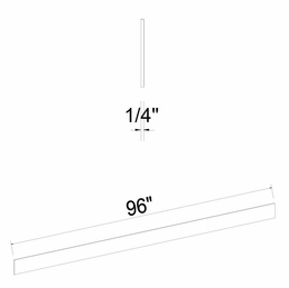 Inset White Shaker TK8: Toe Kick: Assembled Kitchen Cabinets