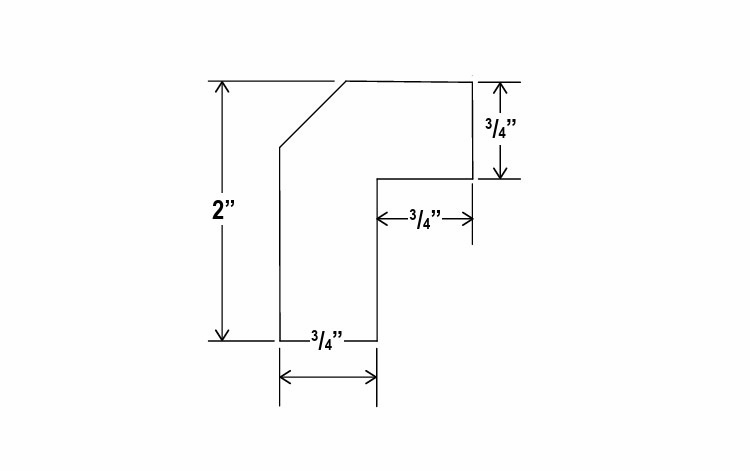 Iron Black ALRM8: Angle Light Rail Molding: Assembled Kitchen Cabinets