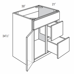 JSI Essex Castle V3021D-R: Bathroom Vanity: RTA Kitchen Cabinets