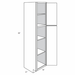 JSI Essex Castle VLC1884: Vanity Linen Closet: RTA Kitchen Cabinets