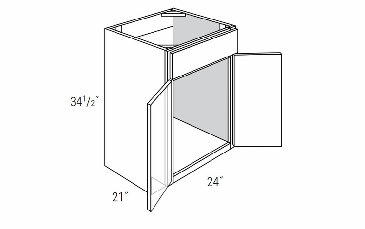 JSI Essex Norwich V2421B: Bathroom Vanity: RTA Kitchen Cabinets